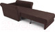 Миниатюра изображения товара Кресло-кровать Mebel-Ars Гранд (велюр шоколадный НВ-178/16)