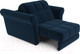 Миниатюра изображения товара Кресло-кровать Mebel-Ars Гранд (темно-синий Luna 034)