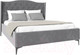 Миниатюра изображения товара Каркас кровати НК Мебель Tango 140x200 / 72307343 (велюр светло-серый)