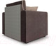Миниатюра изображения товара Кресло-кровать Mebel-Ars Санта (кордрой коричневый)