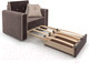 Миниатюра изображения товара Кресло-кровать Mebel-Ars Санта (кордрой коричневый)
