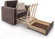 Миниатюра изображения товара Кресло-кровать Mebel-Ars Санта (кордрой коричневый)