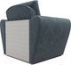 Миниатюра изображения товара Кресло-кровать Mebel-Ars Квартет (велюр серо-синий HB-178 26)