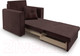 Миниатюра изображения товара Кресло-кровать Mebel-Ars Санта (велюр шоколадный НВ-178/16)
