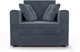 Миниатюра изображения товара Кресло-кровать Mebel-Ars Санта (велюр серо-синий НВ-178/26)