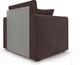 Миниатюра изображения товара Кресло-кровать Mebel-Ars Санта (велюр молочный шоколад НВ-178/13)