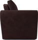 Миниатюра изображения товара Кресло-кровать Mebel-Ars Квартет (велюр шоколад HB-178 16)