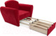 Миниатюра изображения товара Кресло-кровать Mebel-Ars Квартет (красный кордрой)