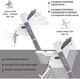 Миниатюра изображения товара Стульчик для кормления Nuovita Unico Lux Nero (серый/белый)