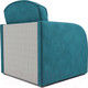 Миниатюра изображения товара Кресло-кровать Mebel-Ars Малютка (бархат сине-зеленый Star Velvet 43 Black Green)