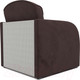 Миниатюра изображения товара Кресло-кровать Mebel-Ars Малютка (велюр молочный шоколад НВ-178 13)