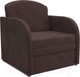Миниатюра изображения товара Кресло-кровать Mebel-Ars Малютка (велюр молочный шоколад НВ-178 13)