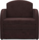 Миниатюра изображения товара Кресло-кровать Mebel-Ars Малютка (велюр шоколад HB-178 16)