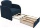 Миниатюра изображения товара Кресло-кровать Mebel-Ars Малютка (темно-синий Luna 034)