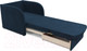 Миниатюра изображения товара Кресло-кровать Mebel-Ars Малютка (темно-синий Luna 034)