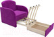 Миниатюра изображения товара Кресло-кровать Mebel-Ars Малютка (фиолетовый)