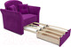 Миниатюра изображения товара Кресло-кровать Mebel-Ars Малютка №2 (фиолетовый)