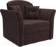 Миниатюра изображения товара Кресло-кровать Mebel-Ars Малютка №2 (кордрой коричневый)