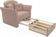 Миниатюра изображения товара Кресло-кровать Mebel-Ars Малютка №2 (кордрой бежевый)