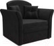Миниатюра изображения товара Кресло-кровать Mebel-Ars Малютка №2 (велюр черный НВ-178 17)