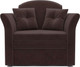 Миниатюра изображения товара Кресло-кровать Mebel-Ars Малютка №2 (велюр молочный шоколад НВ-178 13)