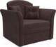 Миниатюра изображения товара Кресло-кровать Mebel-Ars Малютка №2 (велюр молочный шоколад НВ-178 13)