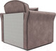 Миниатюра изображения товара Кресло-кровать Mebel-Ars Малютка №2 (бархат серо-шоколадный Star Velvet 60 Cofee)