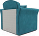 Миниатюра изображения товара Кресло-кровать Mebel-Ars Малютка №2 (бархат сине-зеленый Star Velvet 43 Black Green)