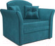 Миниатюра изображения товара Кресло-кровать Mebel-Ars Малютка №2 (бархат сине-зеленый Star Velvet 43 Black Green)