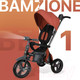 Миниатюра изображения товара Трехколесный велосипед с ручкой Nuovita Bamzione BE1 (терракотовый)