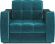 Миниатюра изображения товара Кресло-кровать Mebel-Ars Барон №3 (бархат сине-зеленый Star Velvet 43 Black Green)