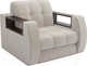 Миниатюра изображения товара Кресло-кровать Mebel-Ars Барон №3 (бархат бежевый Star Velvet 6 Light Beige)