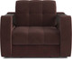 Миниатюра изображения товара Кресло-кровать Mebel-Ars Барон №3 (велюр шоколад HB-178 16)