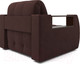 Миниатюра изображения товара Кресло-кровать Mebel-Ars Барон №3 (велюр шоколад HB-178 16)