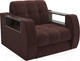 Миниатюра изображения товара Кресло-кровать Mebel-Ars Барон №3 (велюр шоколад HB-178 16)