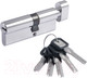 Миниатюра изображения товара Цилиндровый механизм замка Нора-М ЛПУВ.УК-90 55/35в (хром)