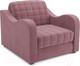 Миниатюра изображения товара Кресло-кровать Mebel-Ars Барон №4 (велюр пудра НВ-178 18)