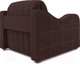 Миниатюра изображения товара Кресло-кровать Mebel-Ars Барон №4 (велюр шоколад HB-178 16)