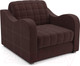 Миниатюра изображения товара Кресло-кровать Mebel-Ars Барон №4 (велюр шоколад HB-178 16)