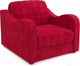 Миниатюра изображения товара Кресло-кровать Mebel-Ars Барон №4 (красный кордрой)