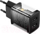 Миниатюра изображения товара Адаптер питания сетевой Baseus Compact Charger 2U 10.5W EU / CCXJ010201 (черный)