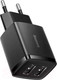Миниатюра изображения товара Адаптер питания сетевой Baseus Compact Charger 2U 10.5W EU / CCXJ010201 (черный)