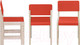 Миниатюра изображения товара Стул детский Элегия Регулируемый (красный/лак)