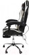 Миниатюра изображения товара Кресло геймерское Calviano Avanti Ultimato с подножкой (черный/белый/черный)