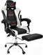 Миниатюра изображения товара Кресло геймерское Calviano Avanti Ultimato с подножкой (черный/белый/черный)