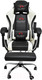 Миниатюра изображения товара Кресло геймерское Calviano Avanti Ultimato с подножкой (черный/белый/черный)