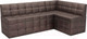 Миниатюра изображения товара Уголок кухонный мягкий Mebel-Ars Атлантис правый 190x84x120 (серо-шоколадный Star Velvet 60 Cofee)