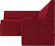 Миниатюра изображения товара Уголок кухонный мягкий Mebel-Ars Атлантис левый 190x84x120 (кордрой красный)