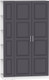 Миниатюра изображения товара Шкаф Интермебель Марсель 11 / МР-01-11-B4 (графит софт)