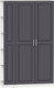 Миниатюра изображения товара Шкаф Интермебель Марсель 12 / МР-01-12-B2 (графит софт)